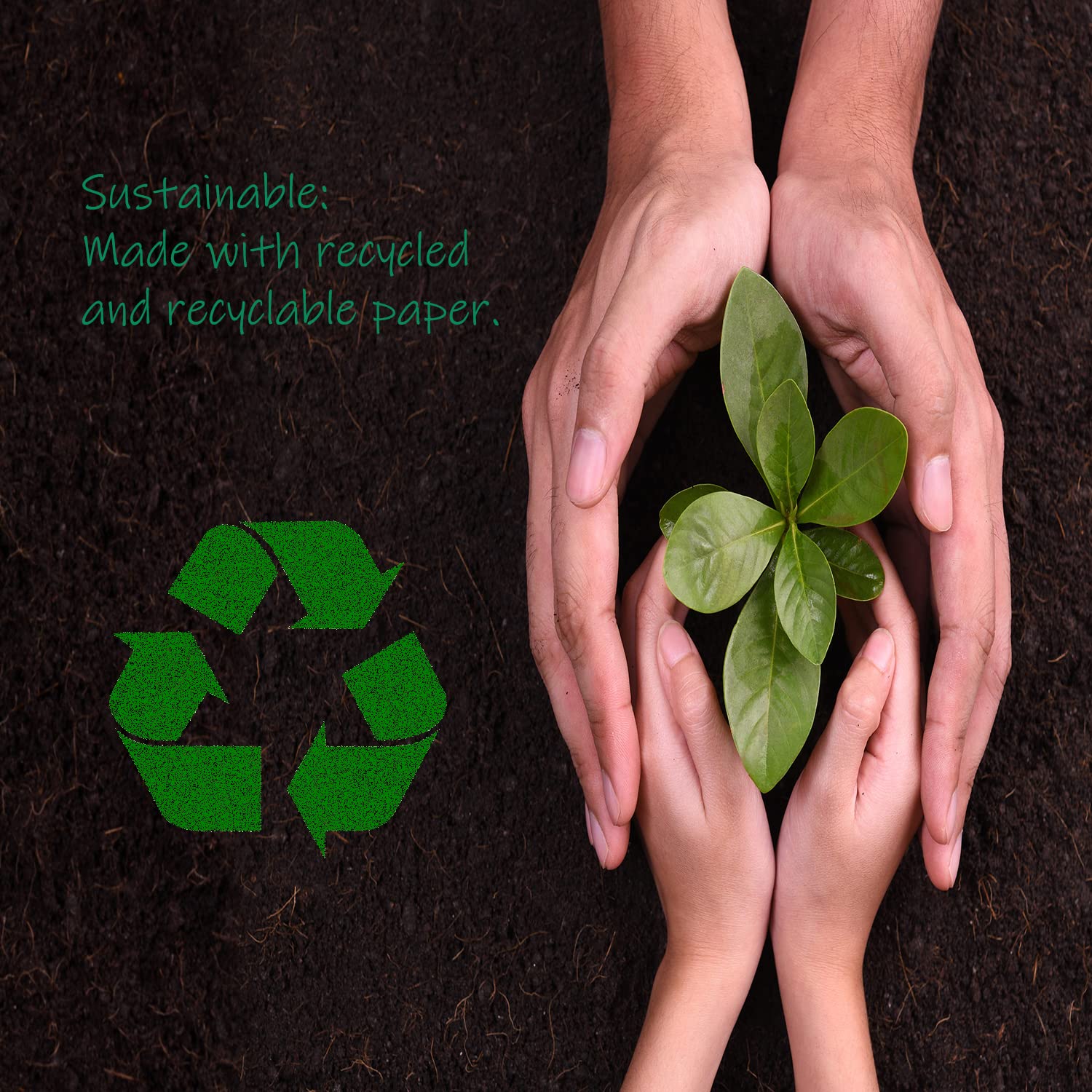 Servilleta canguro Bio Eco. 40x40 cm | Pack de 960 unidades. Fabricada en papel ecológico, con material reciclado y biodegradable. Set de servilletas en papel para eventos y comidas informales.