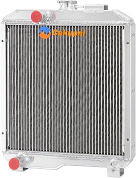 SBA310100630 2 Row Aluminum Radiator Compatible with Ford New Holland 1715 Tractor