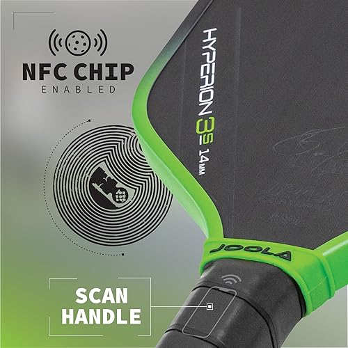Miniatura 4 de JOOLA 3S Pickleball Paddles  Raw Carbon Fiber Surface  Ben Johns Perseus, Hyperion, Scorpeus & Magnus Shapes  Elongated, Wide Body & Aero Curve