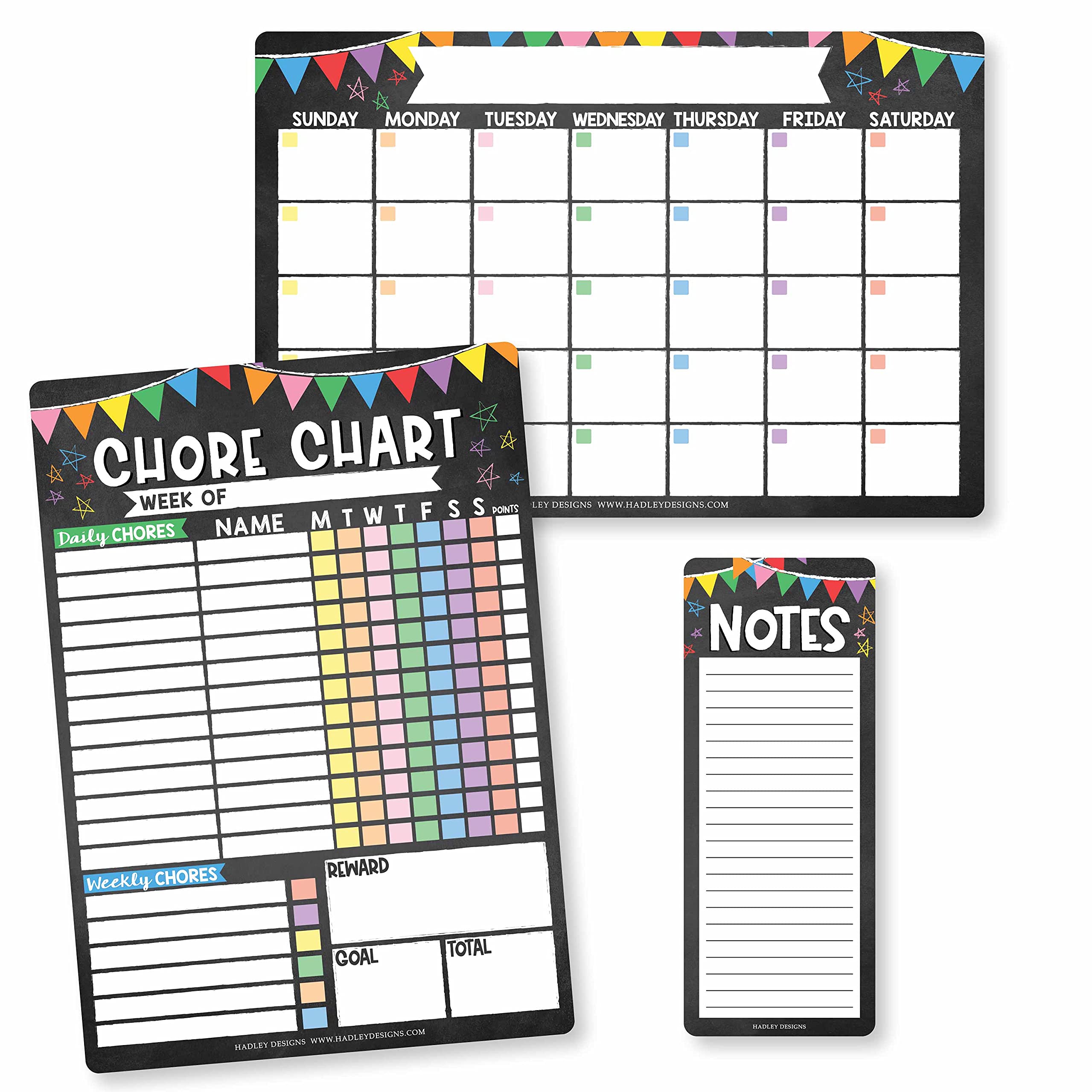 Buy Colorful Magnetic Dry Erase for Refrigerator and Chore Chart for ...