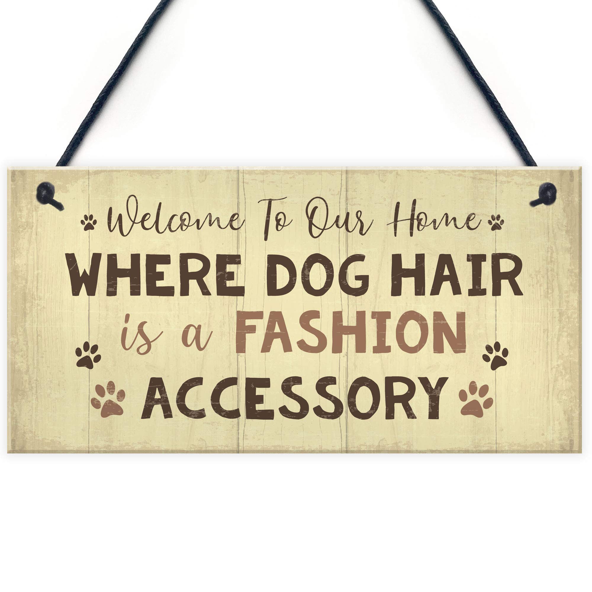 Red Ocean Funny Dog Sign Dog Lover Gift Dog Sign For Home Funny Dog Gift Xmas Gift For Dog Lover