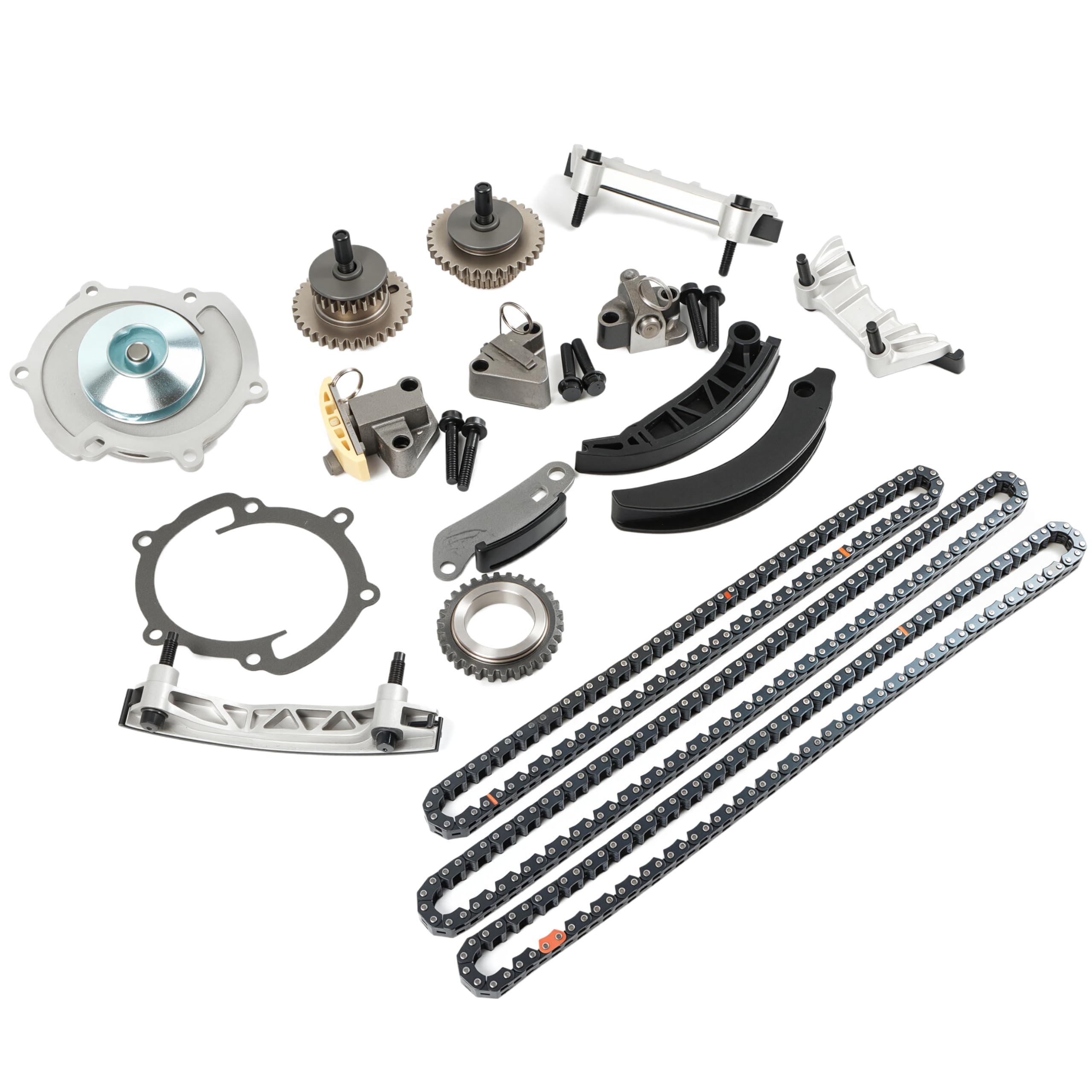Engine Timing Chain Kit w/Water Pump Fit for 3.6L Equinox Traverse 9-0753S