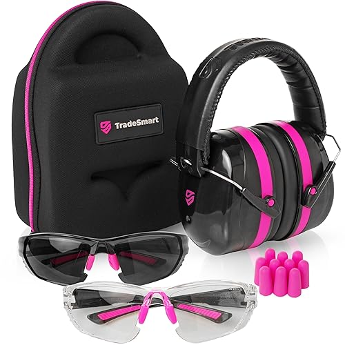 TradeSmart All-in-One Shooting Ear Protection - Comfort+ NRR 28 Earmuffs,