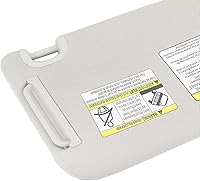 Vista 7 de Visera solar izquierda del conductor para Pathfinder 2013-2018 2014-17 Infiniti QX60 con lámpara 96401-9PB0A 964009PB0A