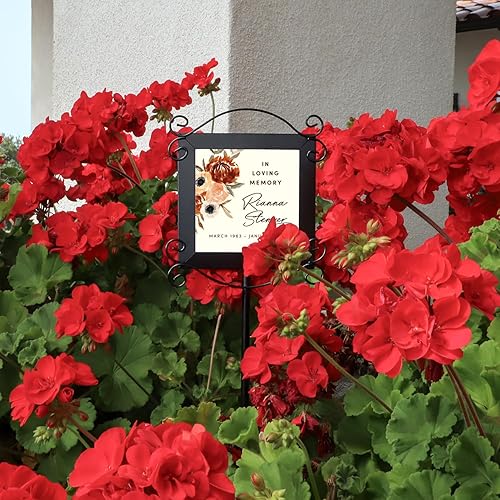 Miniatura 5 de Let's Make Memories Estaca de jardín personalizada de una vida hermosa - Simpatía - en memoria