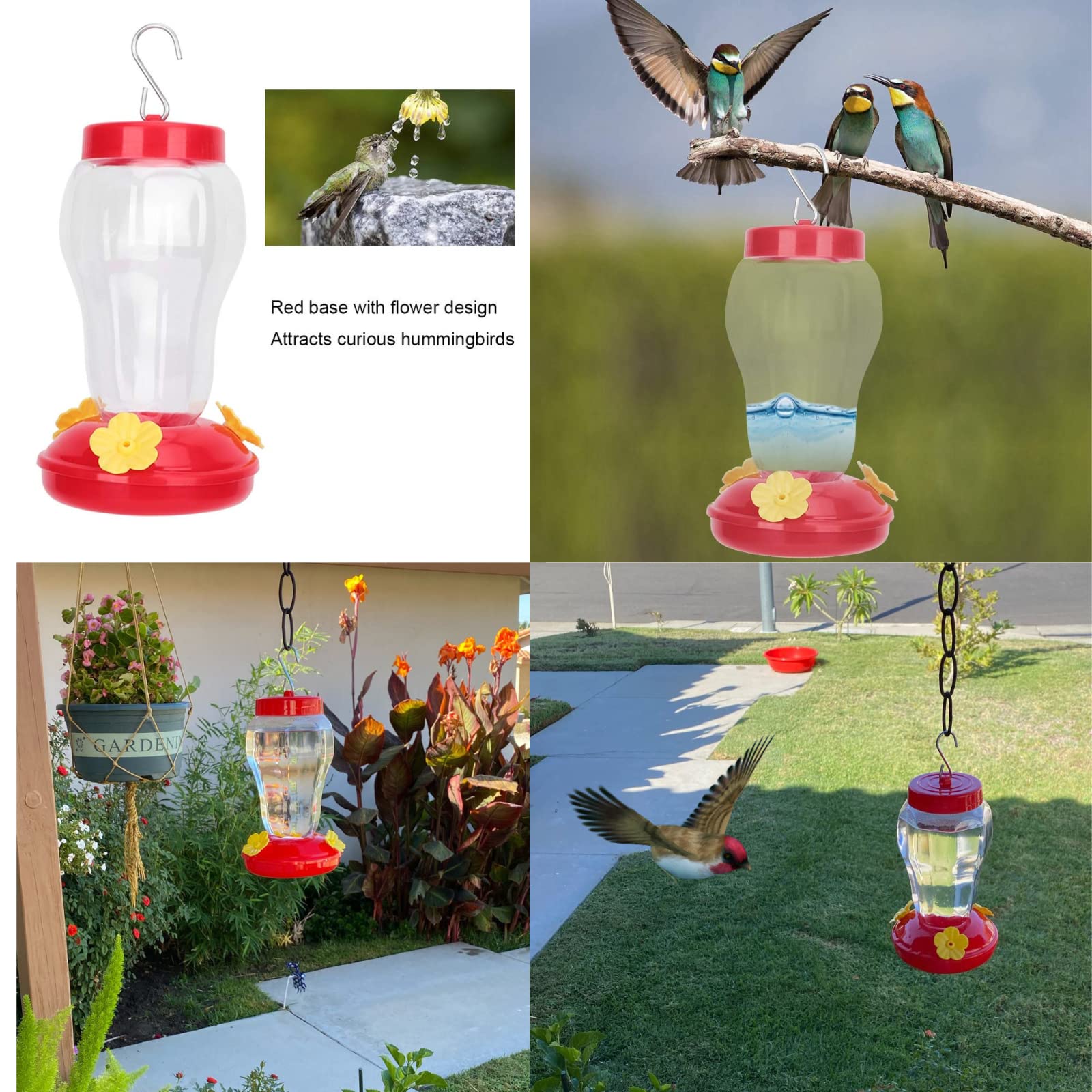 Hummingbird Feeder - Colorful & Easy to Clean -6 Hummingbird Feeder - Colorful & Easy to Clean -6