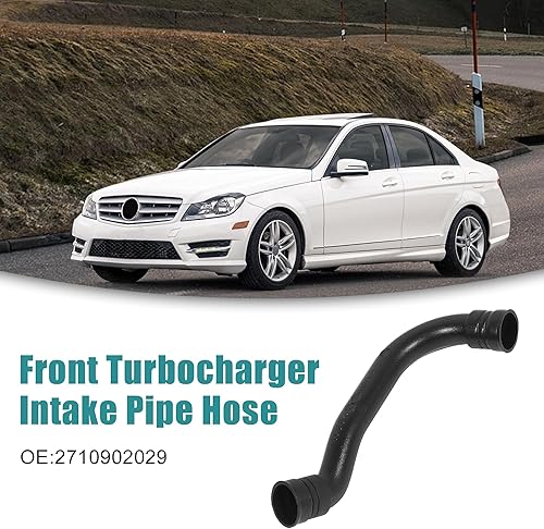 Miniatura 2 de ACROPIX Manguera de tubo de admisión para turbocompresor delantero para Mercedes-Benz C250 - Paquete de 1 negro