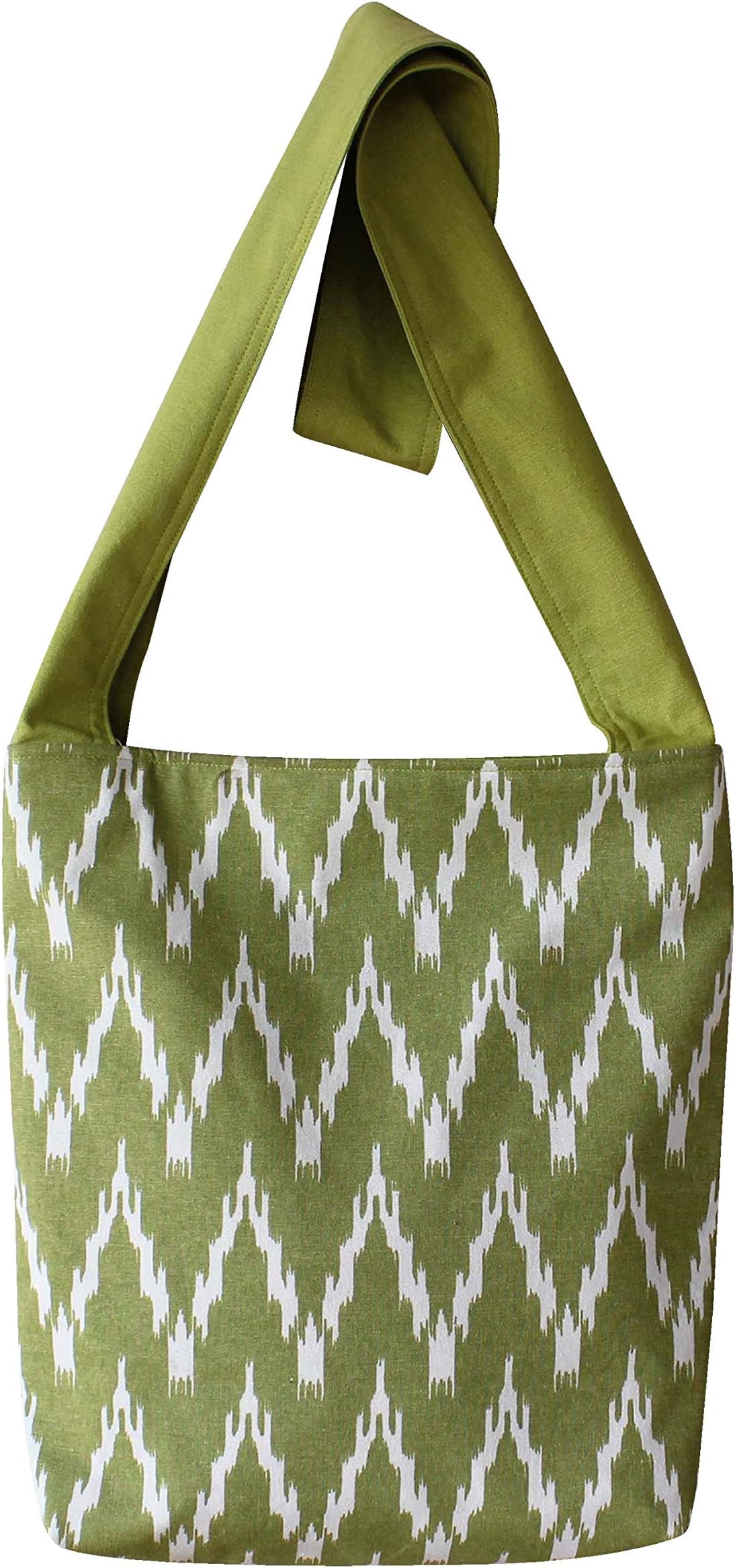 Chris Crafts Jhola Bag (Green, Unisex, Size 15") Amazon.in Fashion
