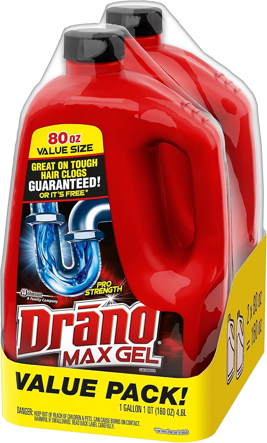 Buy Drano Max Gel Drain Clog Remover And Cleaner For Shower Or Sink Drains
