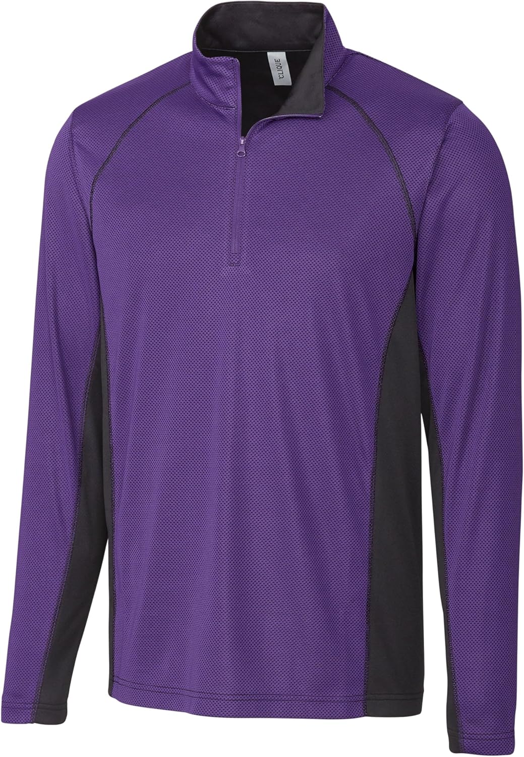 Clique Ice Pique Colorblock Mens Half Zip Tech Pullover