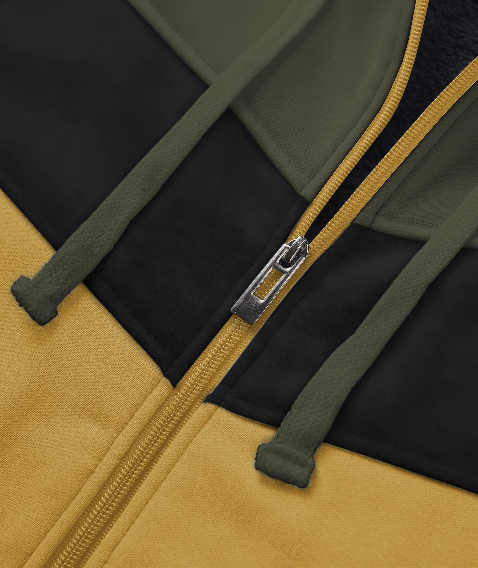 JACKETOWN Felpa con Cappuccio da Uomo Thickened Hoodie Giacca Invernale in Pile Calda