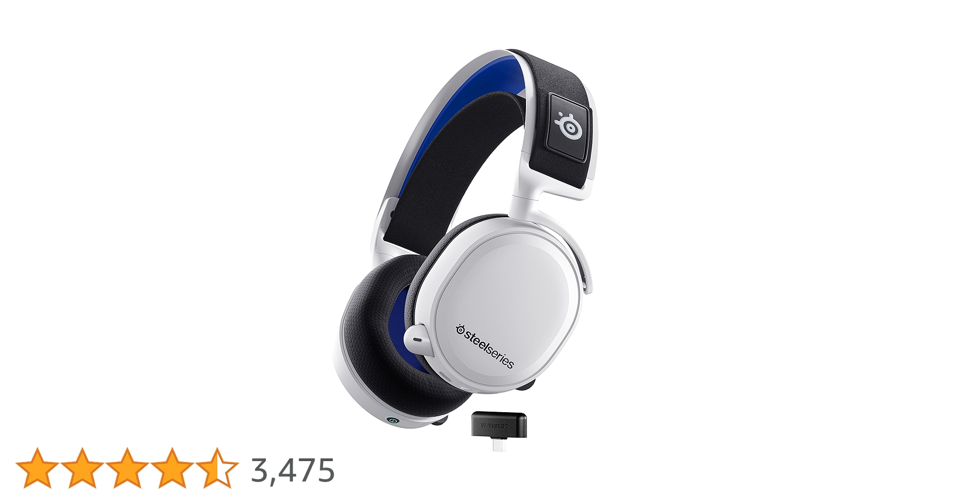 ヘッドホン SteelSeries Arctis 7P+ Wireless PS5 / PC SteelSeries Arctis 7P Wireless Gaming Headset for