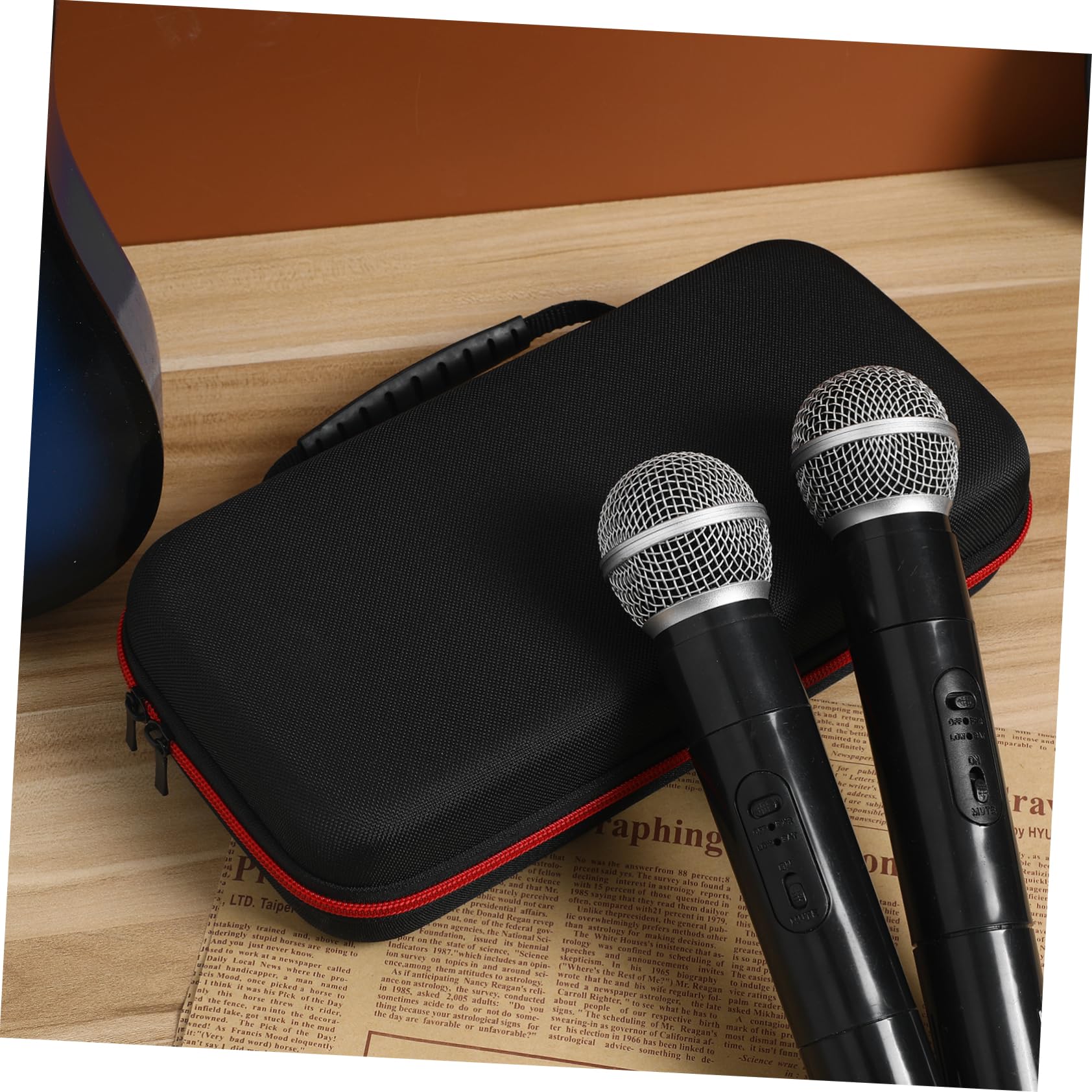 TOYANDONA 4pezzi Borsa Protettiva Per Microfono Cordless Custodia Per Microfono Con Zip Design Doppio Per Trasporto Sicuro e Accesso Rapido Per Eventi e Viaggi