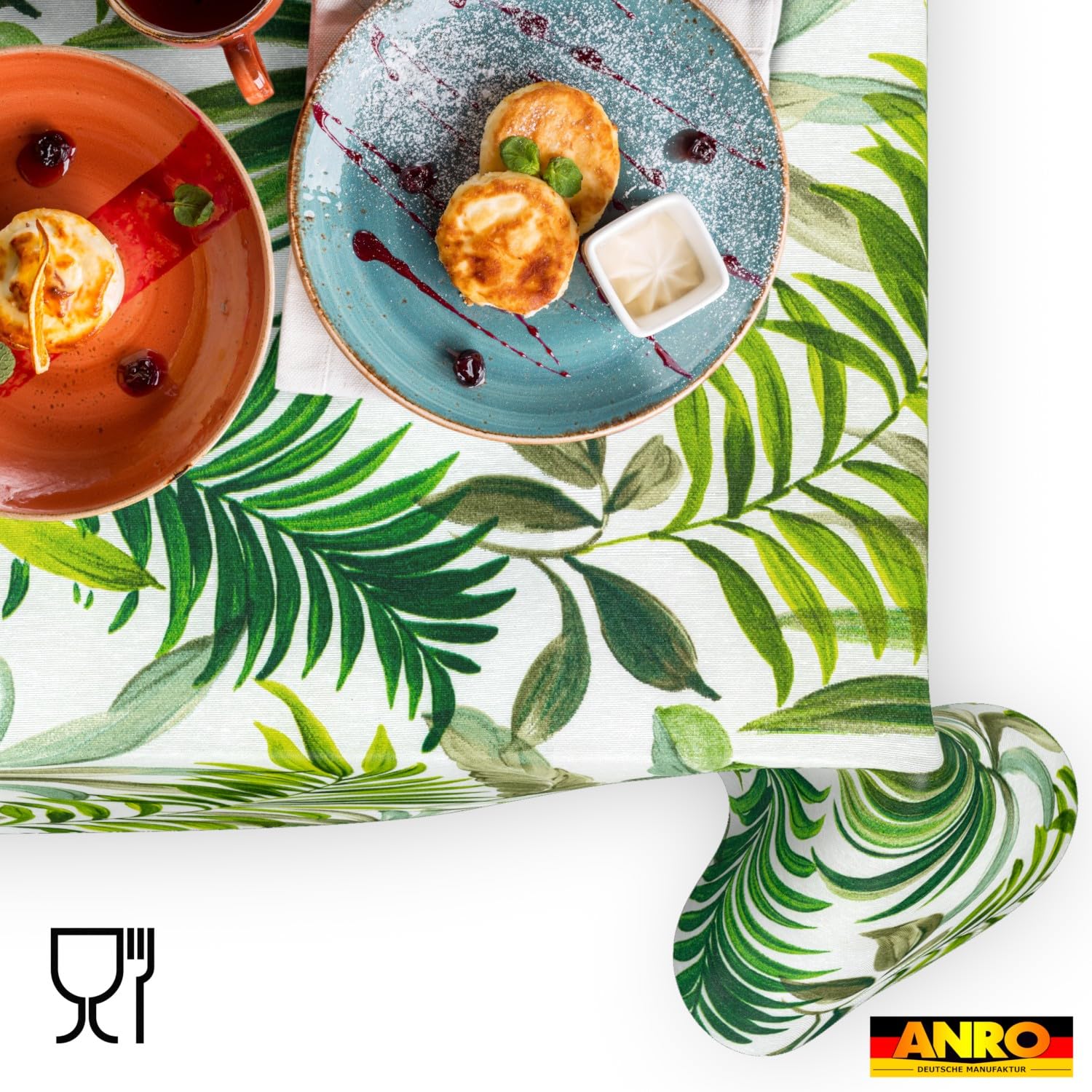 ANRO Obrus zmywalny Palmy 280x140 cm plamoodporny