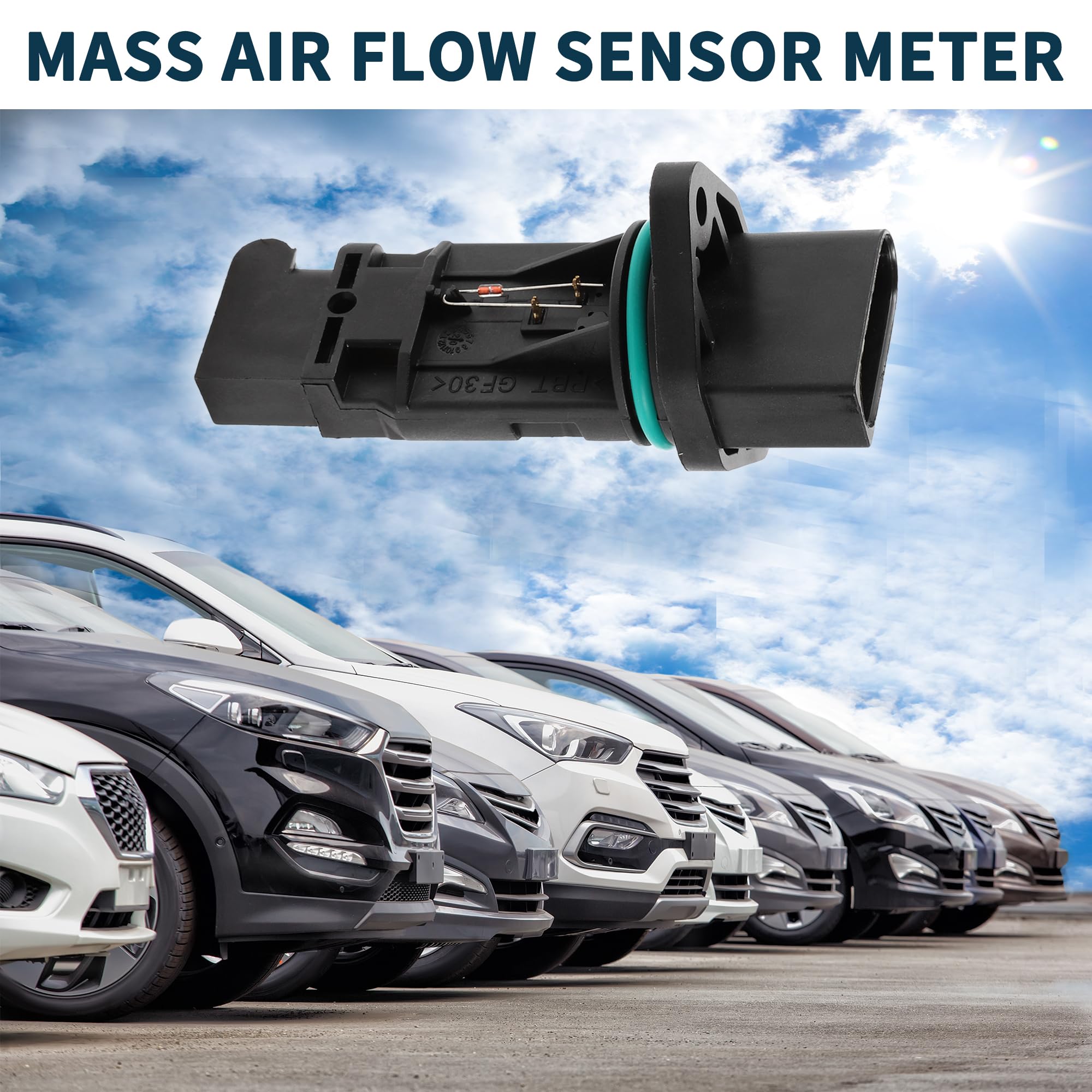 Sensor De Flujo De Aire Masivo Para Vito Bus 638 96-03 1Pc | Para Vito Kasten 638, Color Negro, Material Plástico Y Metal, Número De Pines 5, No. Oe A0000941348
