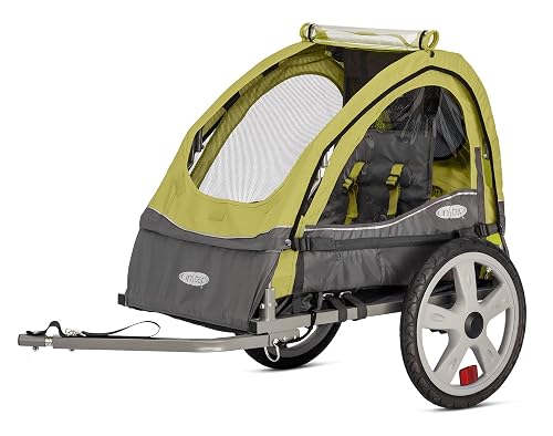 Instep Sync Single Seat Bike Child Trailer (Green/Grey)