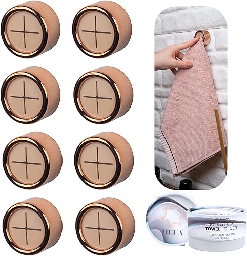 Vista 37 de HEFA Toallero, ganchos para toallas, soporte para toallas de platos, organización de cocina, accesorios de baño, gancho para toallas de cocina