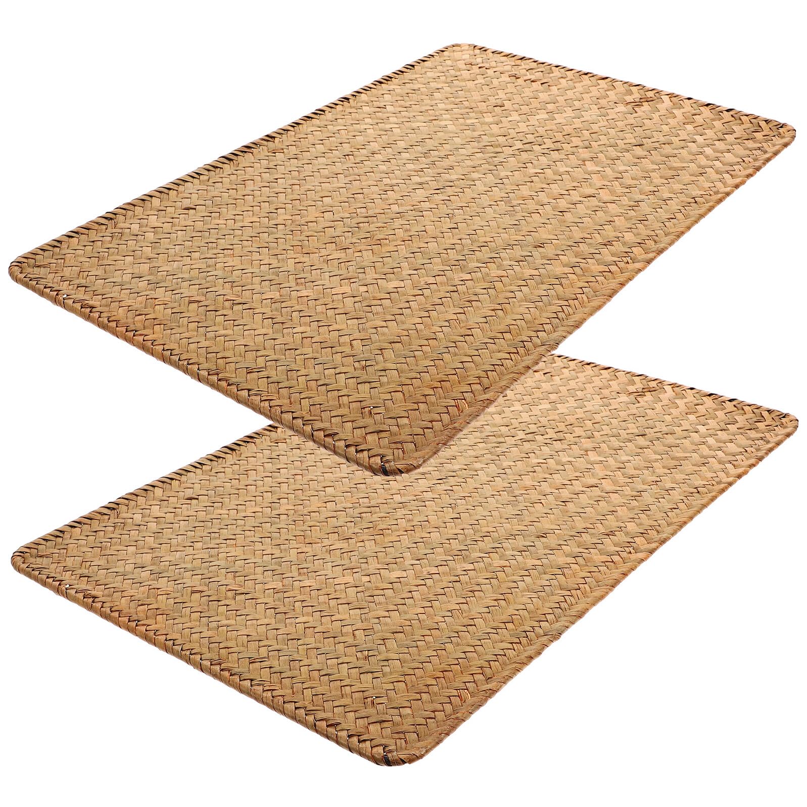 Sets de table isolants en jonc de mer pour repas chaleureux et décoration de salle à manger