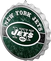 Vista 17 de NFL Team Logo Distressed Metal Hanging Wall Bottle Cap Sign