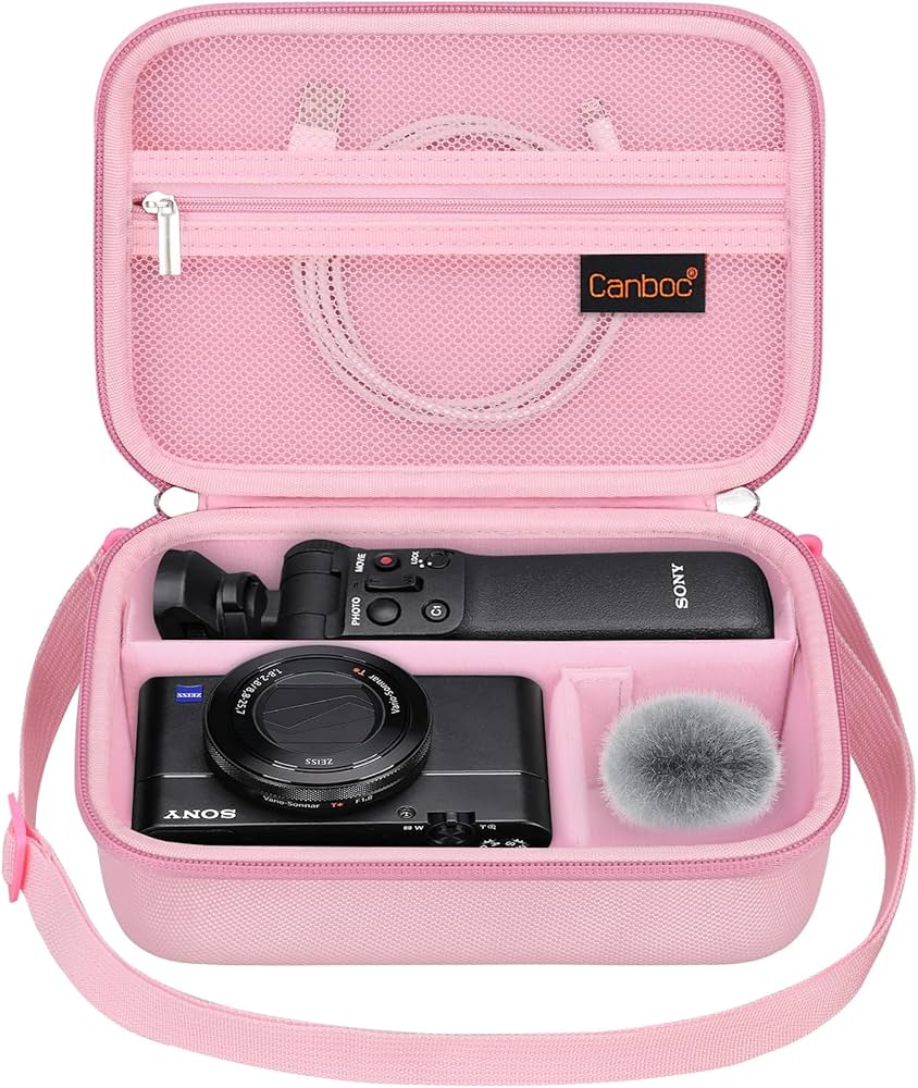 Amazon.com : Canboc Carrying Camera Case for Sony ZV-1F/ ZV-1/ ZV