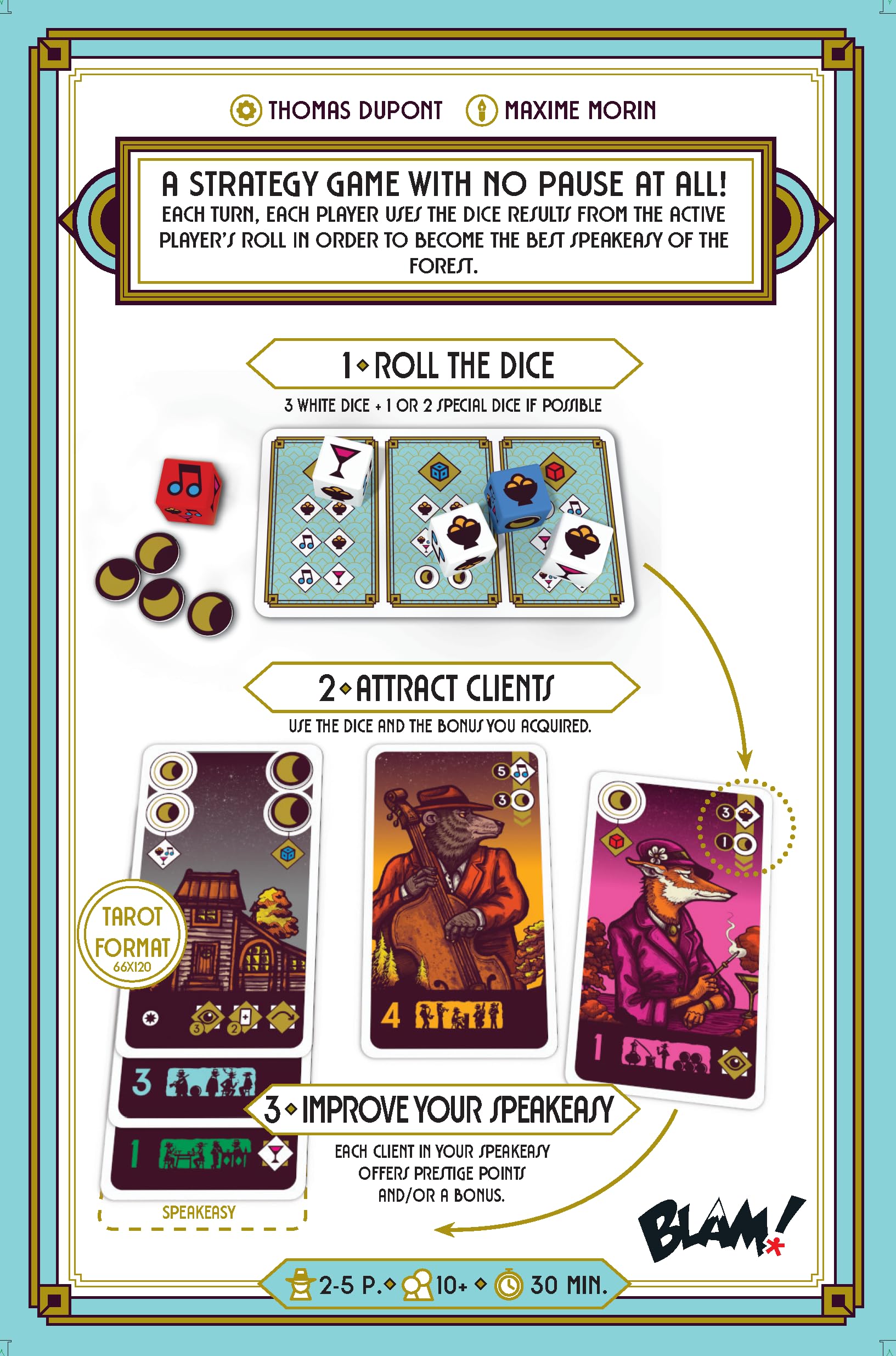 Hachette Board Games UK Moonshine, Board Game, 5 Players, 30 Minutes Play Time, Made in Poland