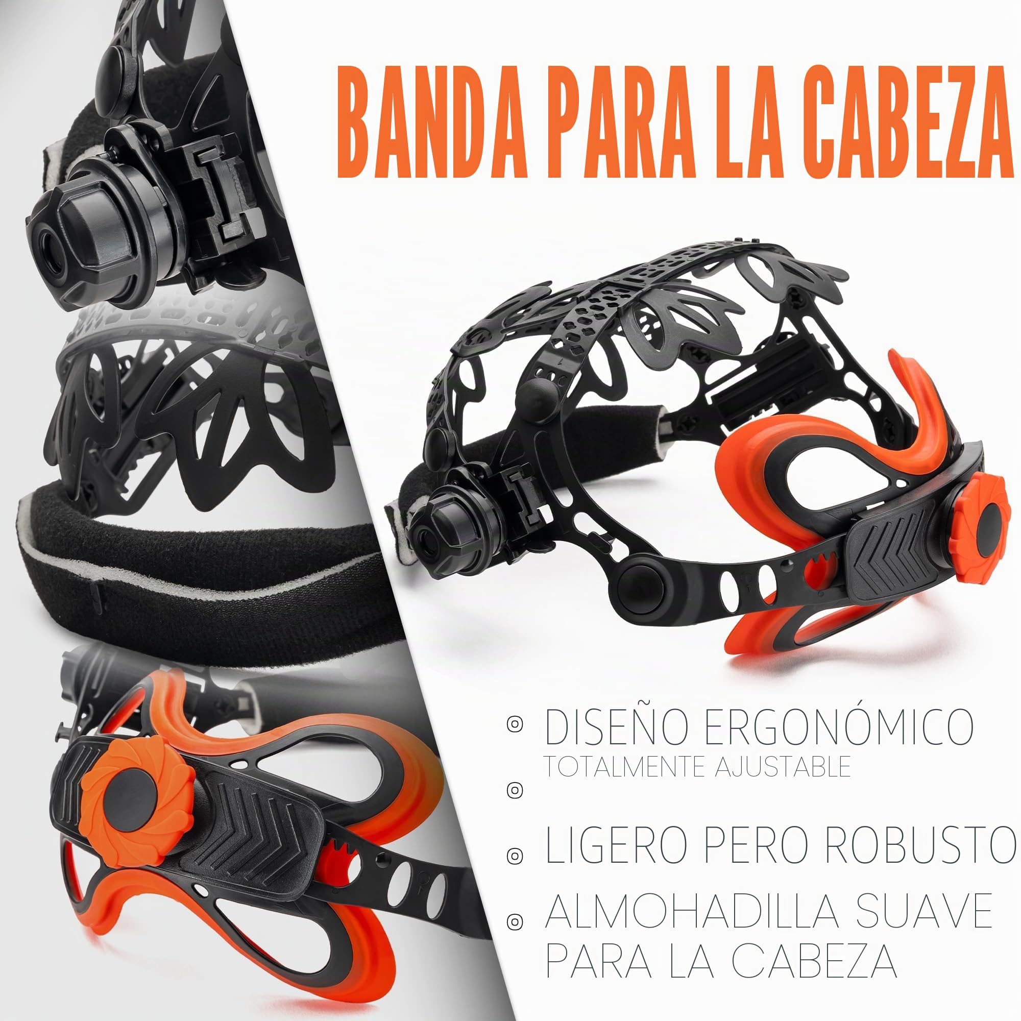 Casco de Soldadura automático LY800H – 4 sensores, Campo de visión Extra Grande 100×93 mm Completamente Ajustable para Todas Las Aplicaciones protección DIN 4/5-9/9-13