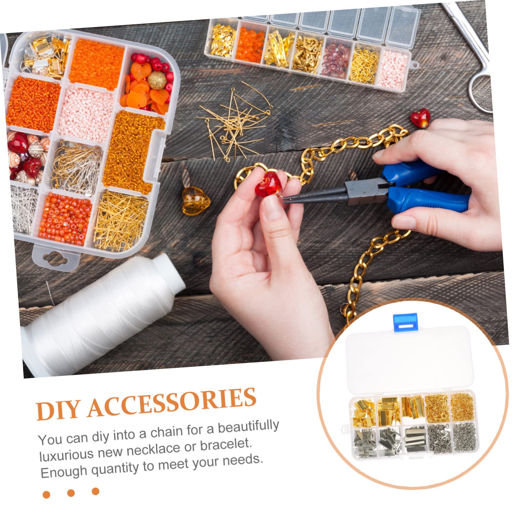 SHINEOFI Schmuckset Mit Lobster Claps Verlängerungsketten Und Klemmen Teiliges Für Und Armbänder Für Kreative Bastelprojekte Und Schmuckgestaltungen