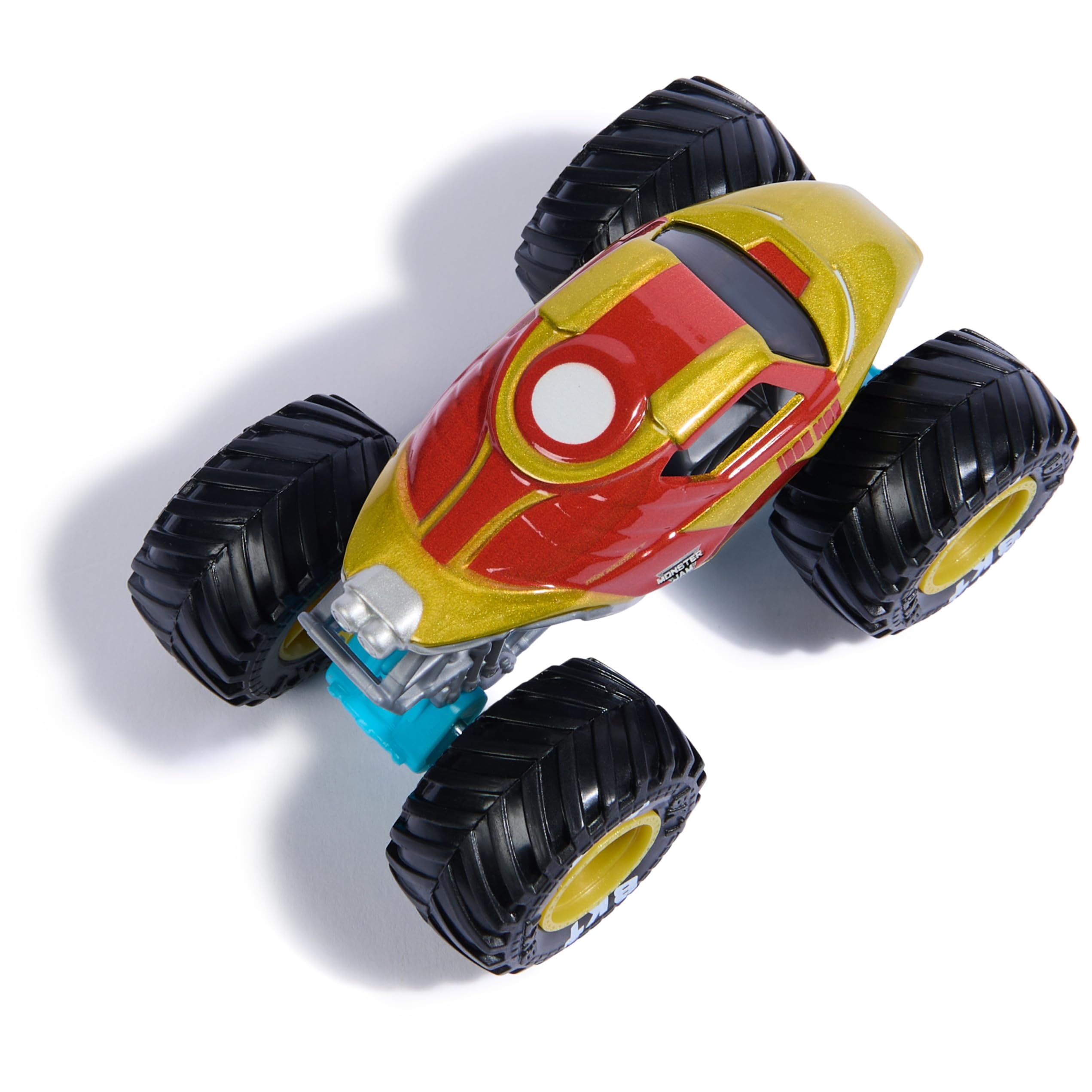Monster Jam Zabawka samochód ciężarowy 1t64 Mrv2Pk IrnMnWarMchnM01