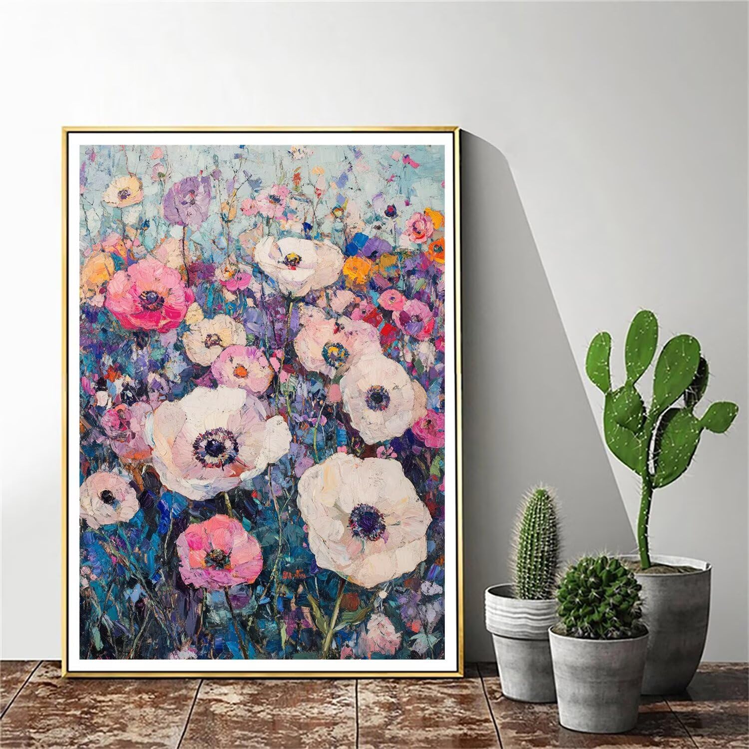 Pintar por Numeros Adultos pintar por numeros niños manualidades niños 10 años, DIY Pintar por Números de Pincel y Pintura acrílica Decoraciones para el Hogar Manualidades, sin Marco 60x80cm C-62