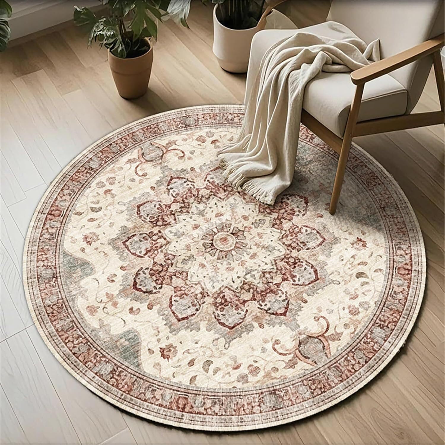 Cojín para silla de juegos de 140cm que protege suelos de madera con estilo retro