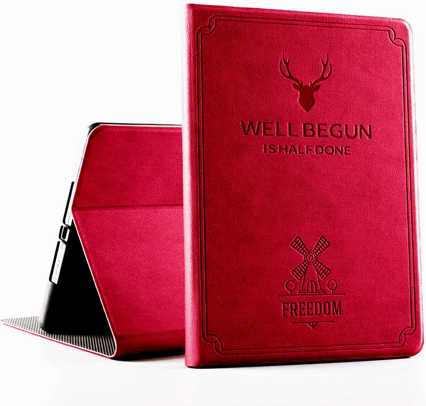 Oaky Deer Pattern Case for Apple iPad Pro 11 inch 2018 Slim Lightweight Trifold Stand Smart Shell with Auto Wake/Sleep Cover for iPad Pro 11 2018 Case Cover [Model - A2133 A2124 A2125 A2126] - Red (B07XBP2DYT) Amazon Price History, Amazon Price Tracker