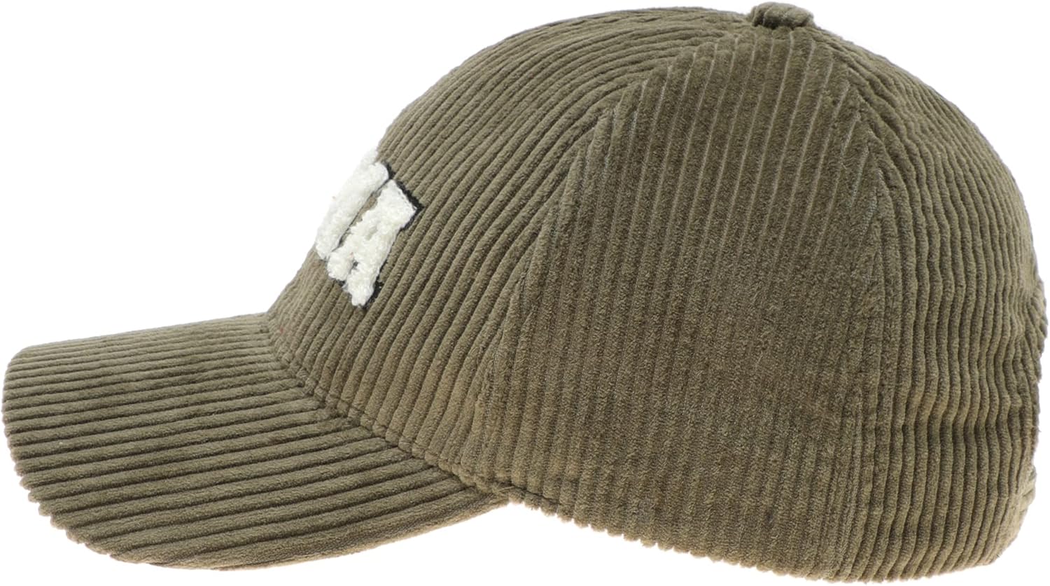 MIRMARU Women's 100% Cotton Corduroy Chenille 3D Patch Embroidered Adjustable Baseball Cap Hat