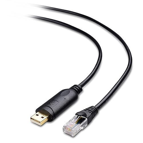 Cable Matters Cable de consola USB a RJ45 (compatible con cable de consola Cisco, cable Rollover) con FTDI de 6 pies