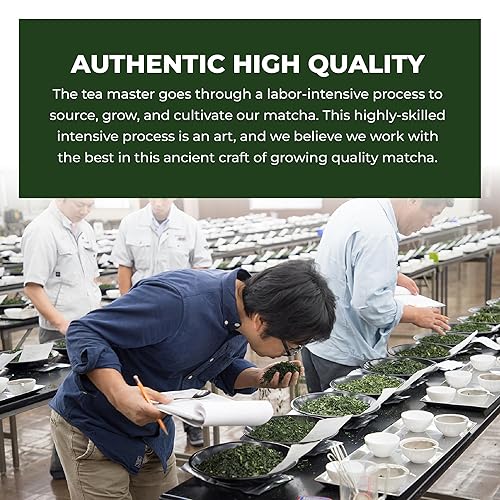 Miniatura 4 de Tenzo Matcha - Polvo de té verde BetterBoost (1.06 onzas) con batidor de bambú de 100 puntas