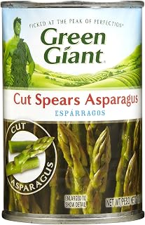 Green Giant Cut Asparagus Spears, 10.5 oz - Tender, All-Natural Canned Asparagus for Quick Sides
