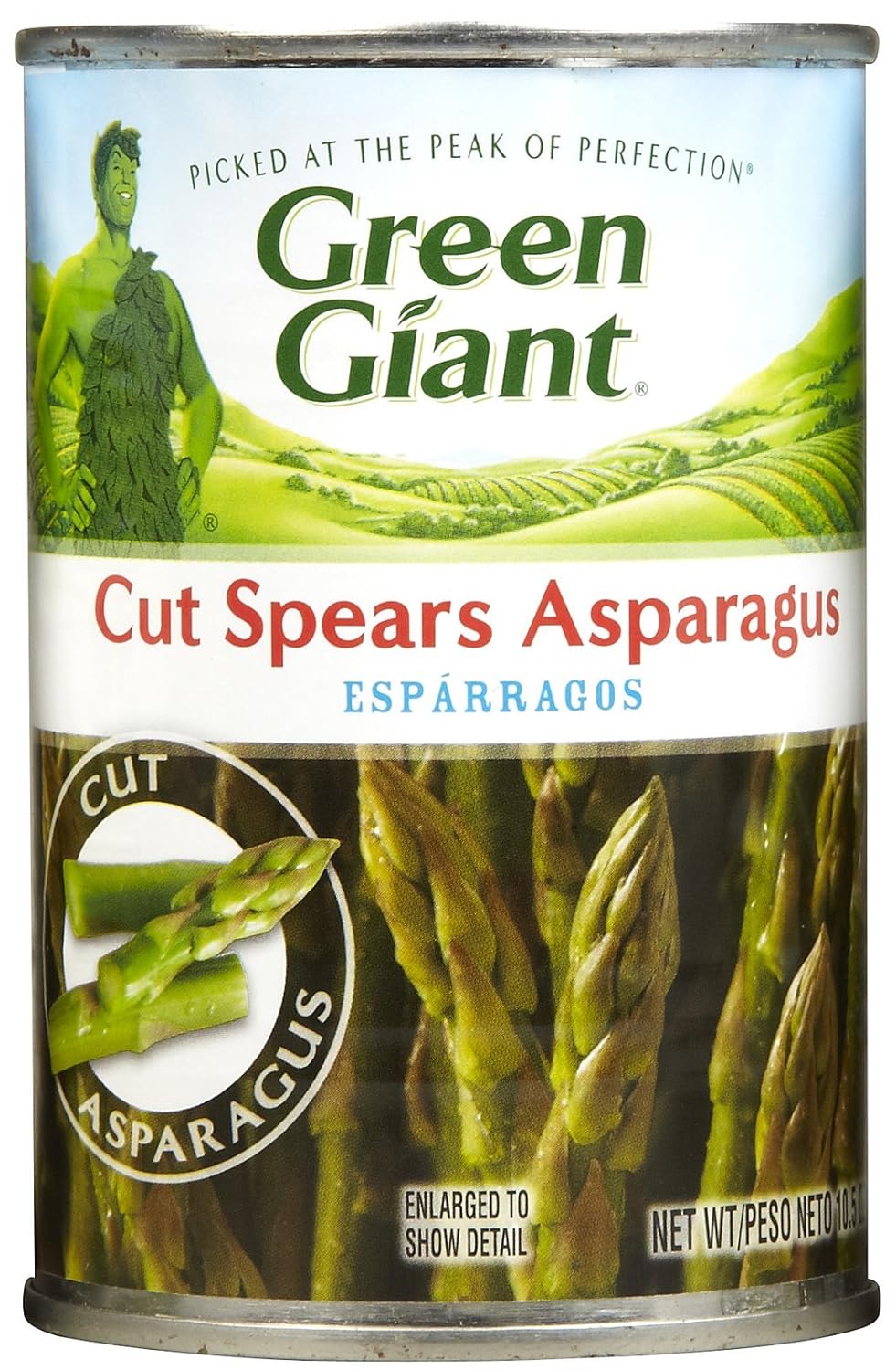 Green Giant Cut Asparagus Spears, 10.5 oz - Tender, All-Natural Canned Asparagus for Quick Sides