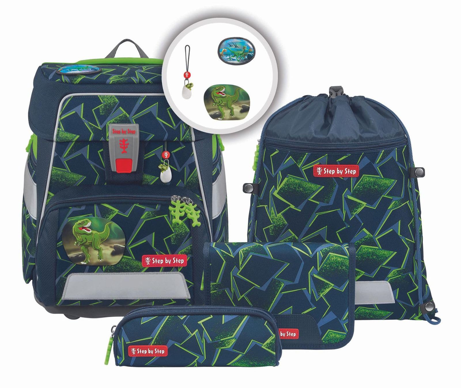 Step by Step SPACE - Set zaino per la scuola, 5 pezzi