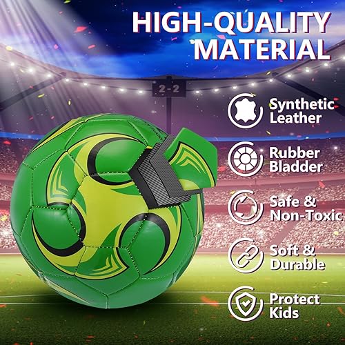 Miniatura 3 de Balón de fútbol a granel con bomba de tamaño 543 para interior y exterior, práctica deportiva, competición, accesorios de entrenamiento deportivo