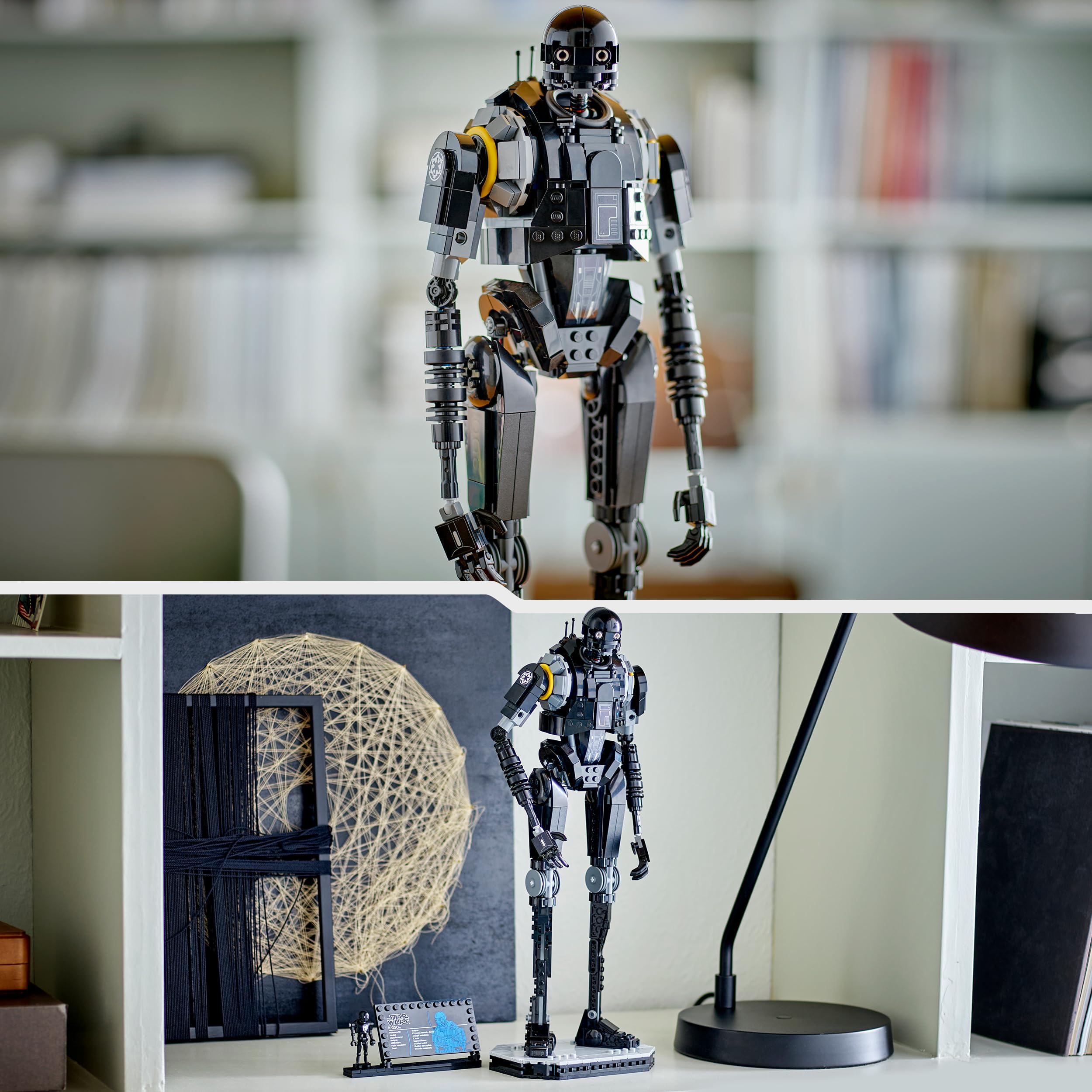 LEGO Star Wars : Andor 75434 K-2SO Le Droïde de Sécurité - Figurine Articulée - Jeu de Construction à Exposer - Maquette Collector avec Plaque - Cadeau pour Garçon, Fille ou Adulte Fan de la Série TV