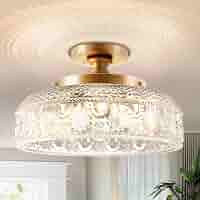 KANADEMONO Gold × Glass Ceiling Light 3 81TCcMeL84L KANADEMONO Gold × Glass Ceiling Light 3 81TCcMeL84L