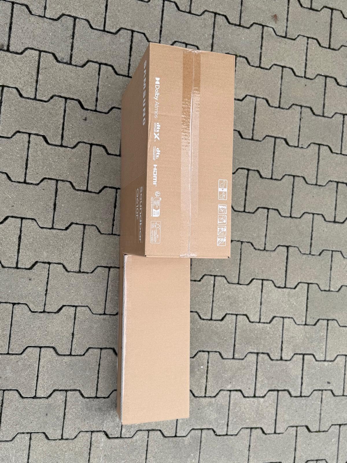 Samsung HW-Q610GF Q-Series 3.1.2 Canali Soundbar per TV, altoparlante TV con subwoofer wireless da 6,5", Dolby Atmos e DTS:X, Surround Sound, Q-Symphony, Game Mode