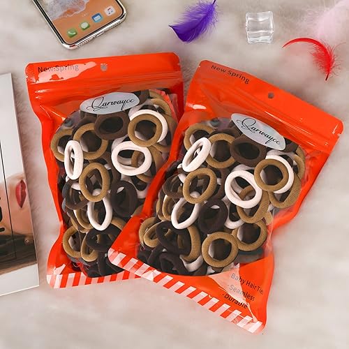 Vista 11 de Bandas de pelo infantiles lazos para el pelo del bebé (color oscuro)