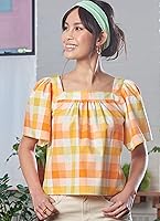 Vista 6 de McCall's Misses' - Kit de patrón de costura con cuello cuadrado, código M8202, tallas XSM-S-M, multicolor