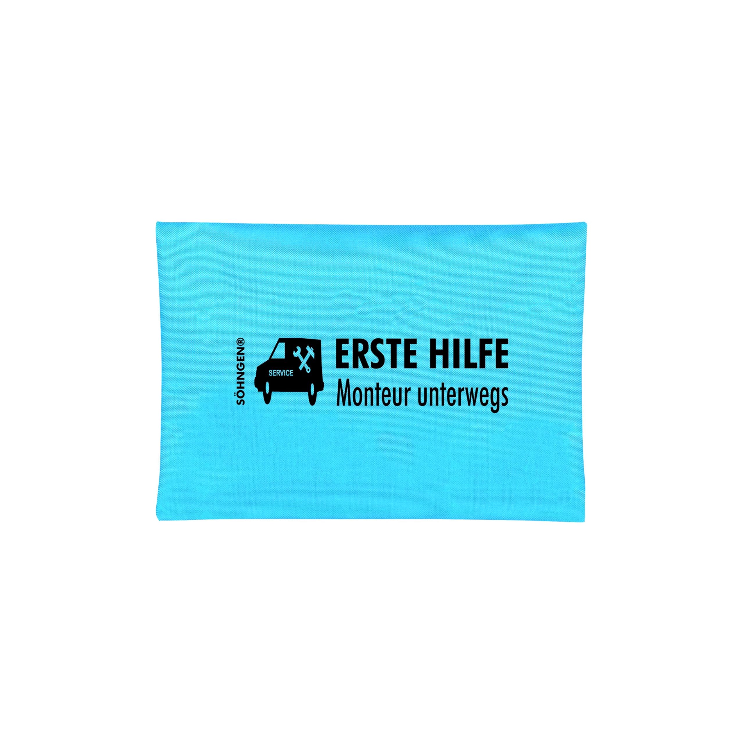 Bolsa de primeros auxilios mecánico azul