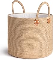 Vista 12 de CHICVITA Cesta de almacenamiento tejida con asas