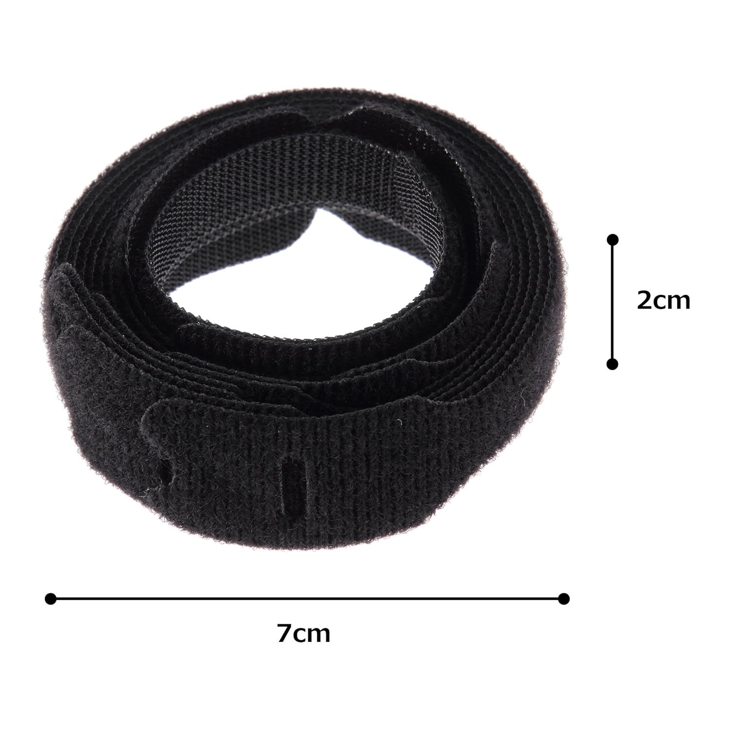 Panduit HLT3I-X0 Tak-Ty Hook And Loop Cable Tie, Loop Tie, 40lbs Min Tensile Strength, 3.18" Max Bundle Diameter, 0.500" Width, 12.0" Length (Pack of 10)