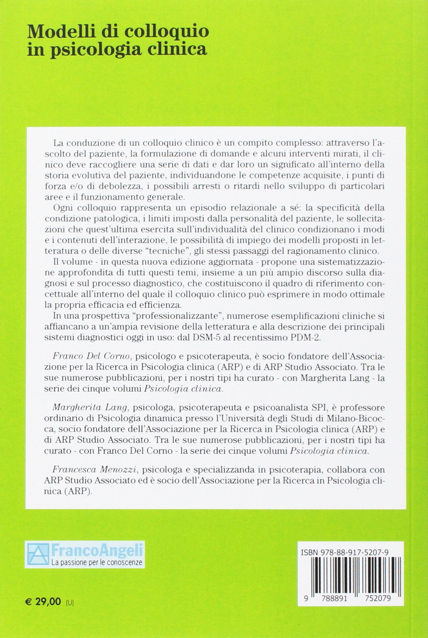 Modelli di colloquio in psicologia clinica