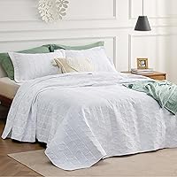 Vista 20 de Bedsure - Edredón King - Ropa de cama ultra suave para decoración moderna de dormitorio estilo casa de campo, edredón ligero para todas las 01