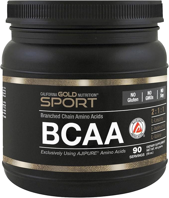 Amazon California Gold Nutrition BCAAパウダー AjiPure アジピュア 分岐鎖アミノ酸 454 g
