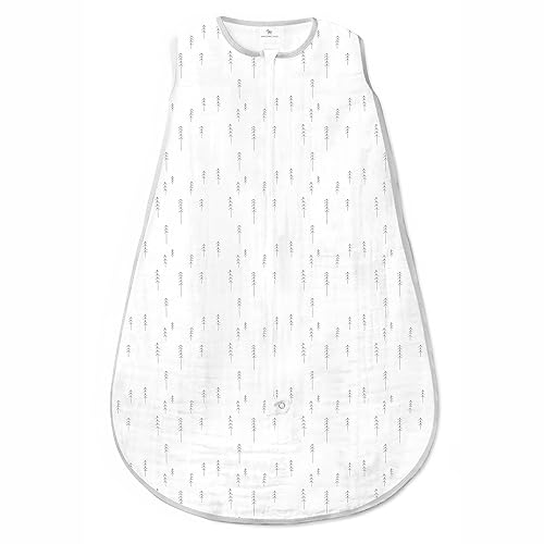 Miniatura 7 de Amazing Baby Saco de dormir de muselina de algodón, para bebé niño o niña, manta portátil con cremallera de 2 vías, cebras, negro, mediano (6-12